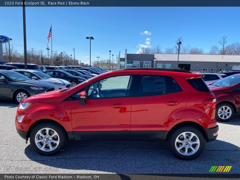 Race Red / Ebony Black 2020 Ford EcoSport SE