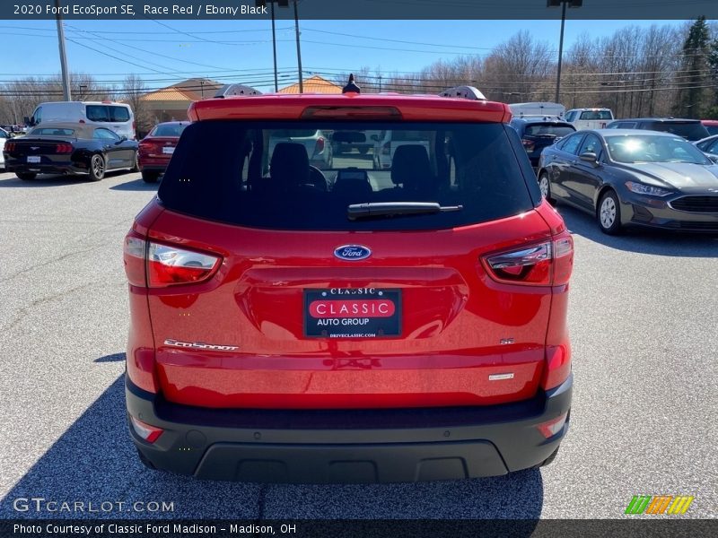 Race Red / Ebony Black 2020 Ford EcoSport SE