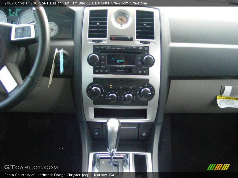 Brilliant Black / Dark Slate Gray/Light Graystone 2007 Chrysler 300 C SRT Design