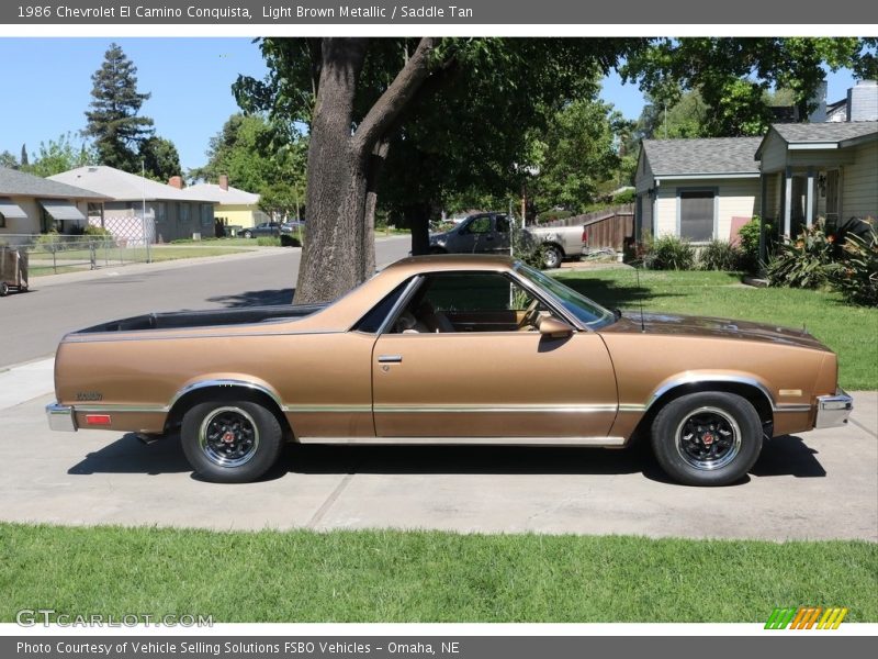  1986 El Camino Conquista Light Brown Metallic