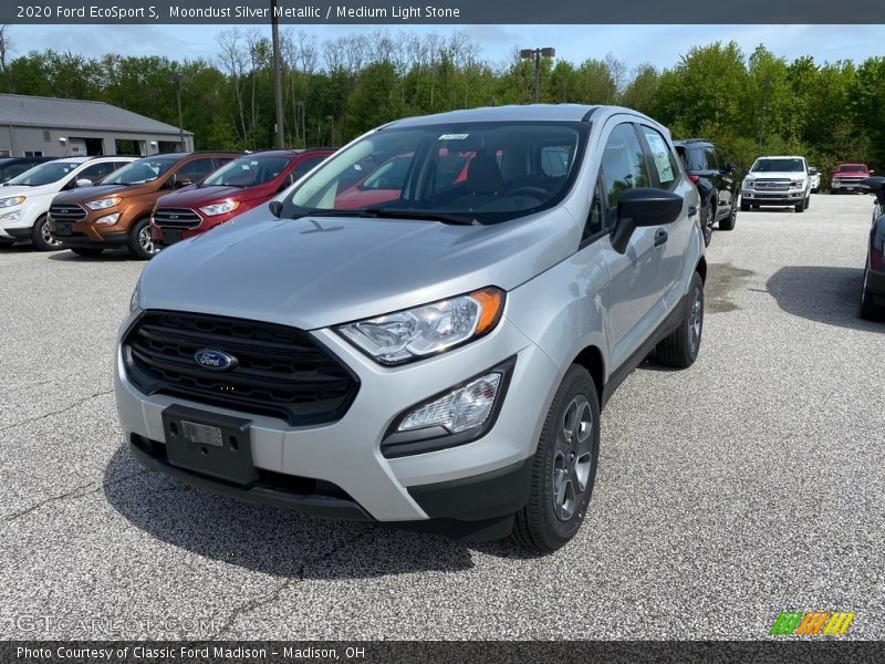 Moondust Silver Metallic / Medium Light Stone 2020 Ford EcoSport S