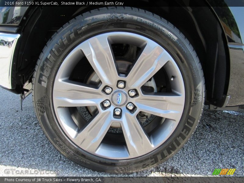 Shadow Black / Medium Earth Gray 2016 Ford F150 XL SuperCab