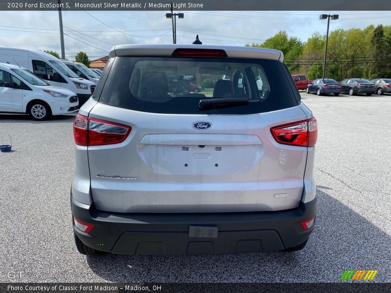 Moondust Silver Metallic / Medium Light Stone 2020 Ford EcoSport S