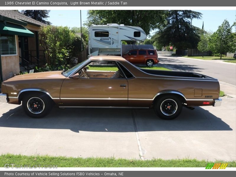  1986 El Camino Conquista Light Brown Metallic