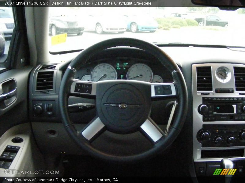 Brilliant Black / Dark Slate Gray/Light Graystone 2007 Chrysler 300 C SRT Design