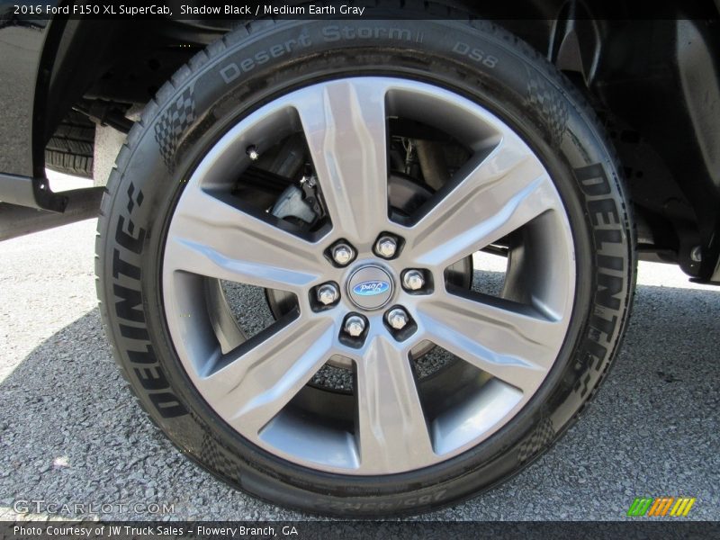 Shadow Black / Medium Earth Gray 2016 Ford F150 XL SuperCab