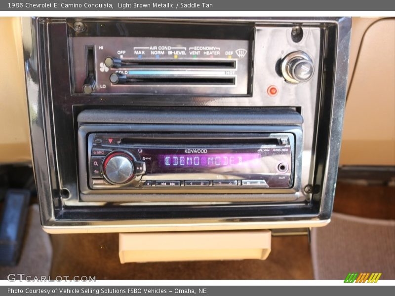 Controls of 1986 El Camino Conquista