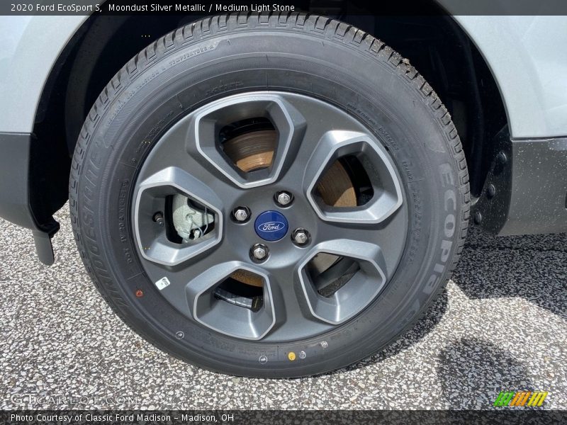 Moondust Silver Metallic / Medium Light Stone 2020 Ford EcoSport S