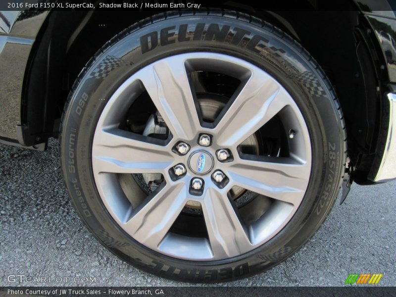 Shadow Black / Medium Earth Gray 2016 Ford F150 XL SuperCab