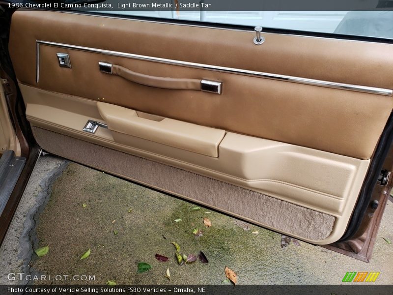 Door Panel of 1986 El Camino Conquista
