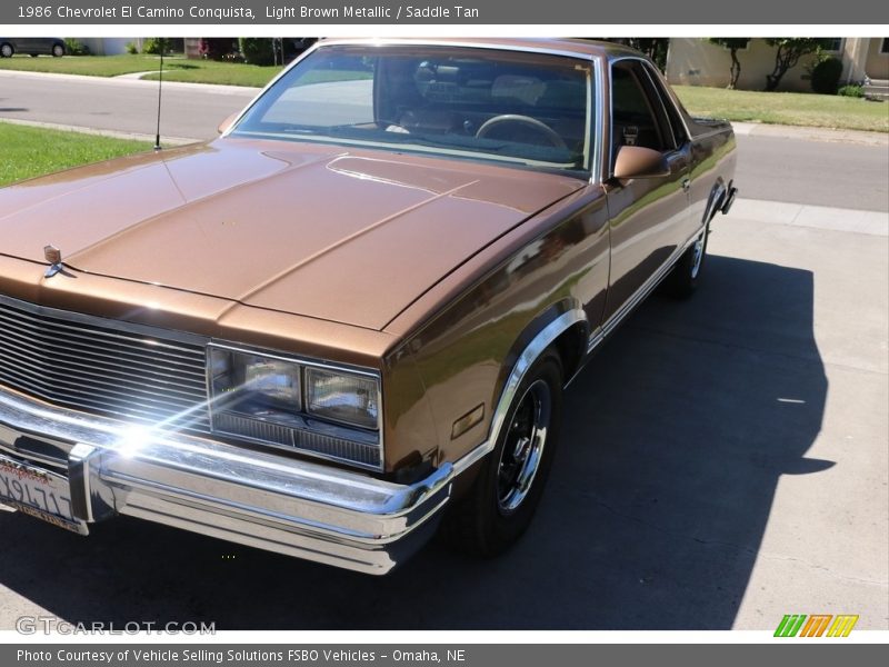  1986 El Camino Conquista Light Brown Metallic