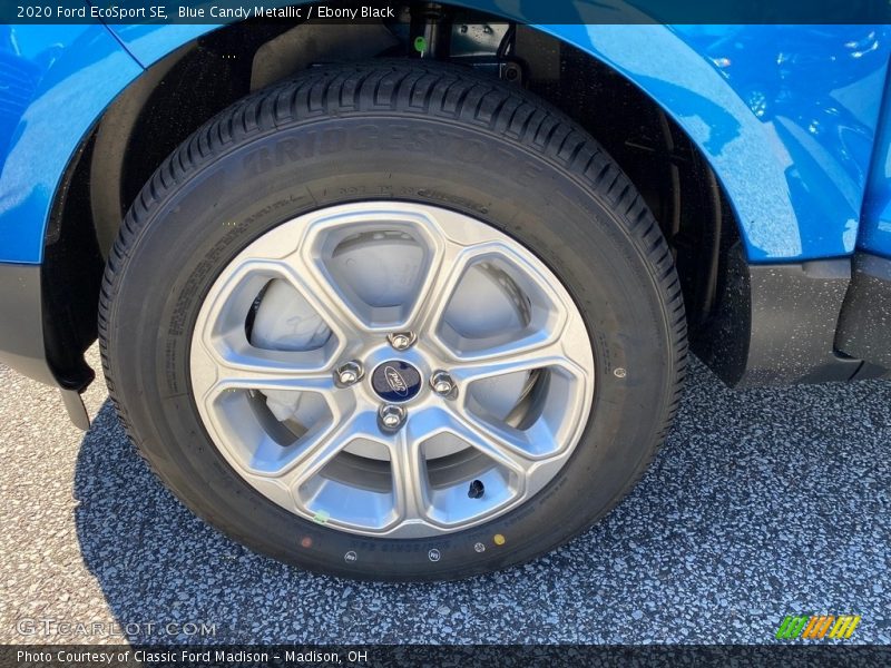 Blue Candy Metallic / Ebony Black 2020 Ford EcoSport SE