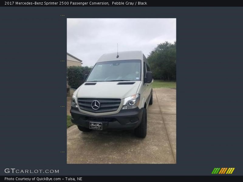 Pebble Gray / Black 2017 Mercedes-Benz Sprinter 2500 Passenger Conversion