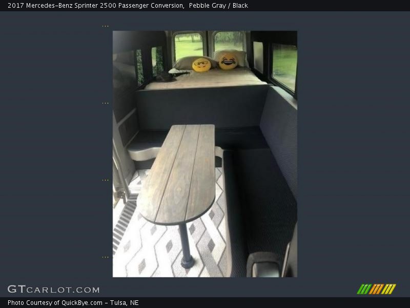 Rear Seat of 2017 Sprinter 2500 Passenger Conversion