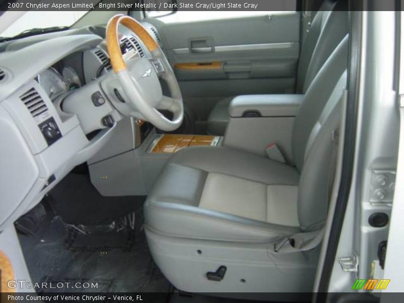 Bright Silver Metallic / Dark Slate Gray/Light Slate Gray 2007 Chrysler Aspen Limited