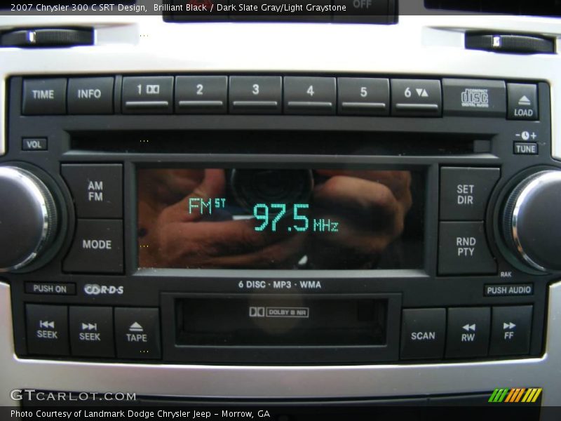 Brilliant Black / Dark Slate Gray/Light Graystone 2007 Chrysler 300 C SRT Design