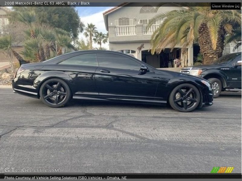 Black / Black 2008 Mercedes-Benz CL 63 AMG