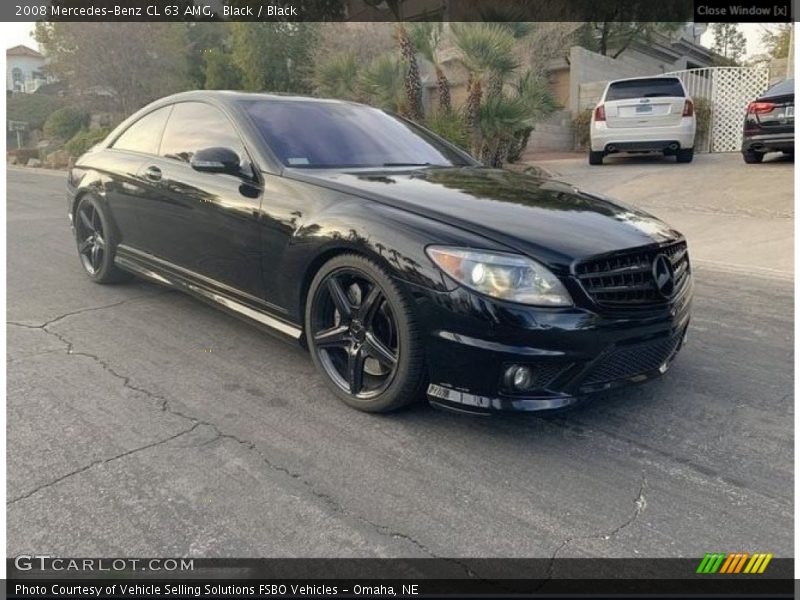 Black / Black 2008 Mercedes-Benz CL 63 AMG