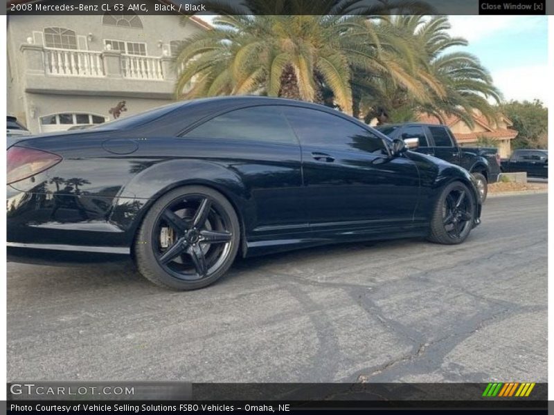 Black / Black 2008 Mercedes-Benz CL 63 AMG