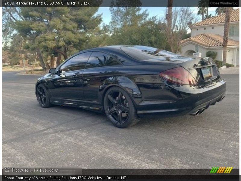 Black / Black 2008 Mercedes-Benz CL 63 AMG