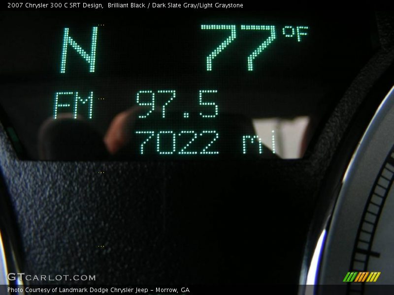 Brilliant Black / Dark Slate Gray/Light Graystone 2007 Chrysler 300 C SRT Design