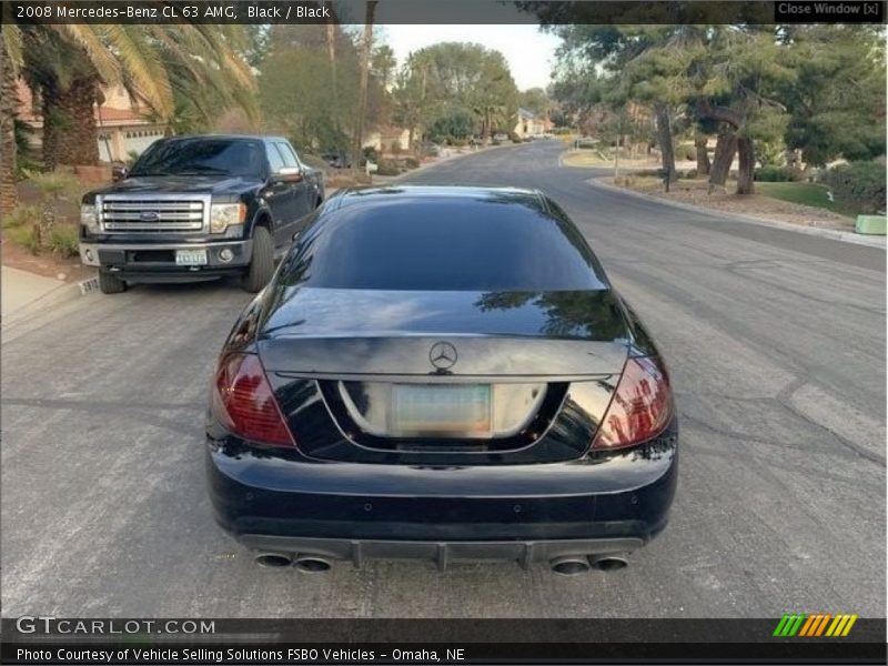 Black / Black 2008 Mercedes-Benz CL 63 AMG