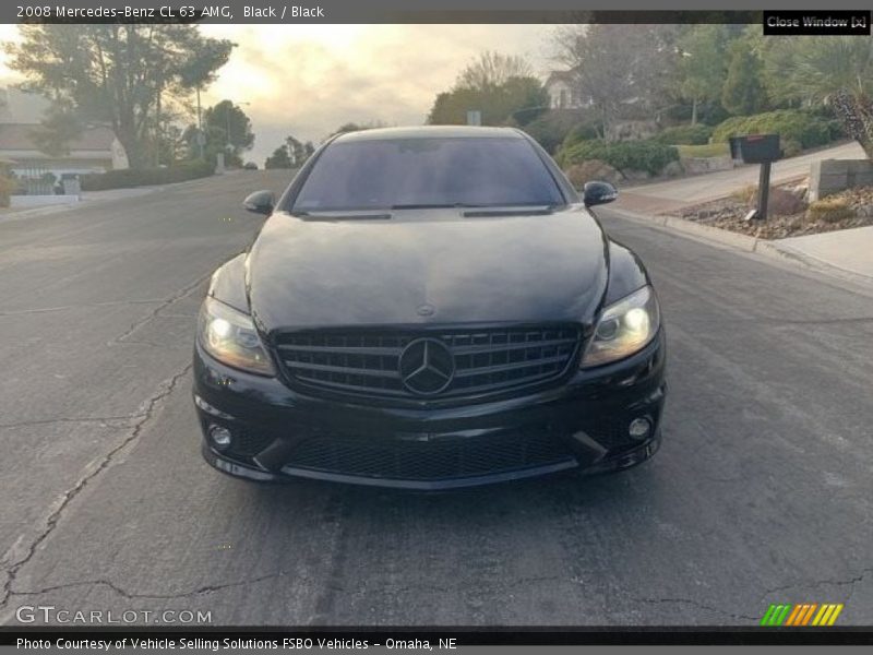 Black / Black 2008 Mercedes-Benz CL 63 AMG