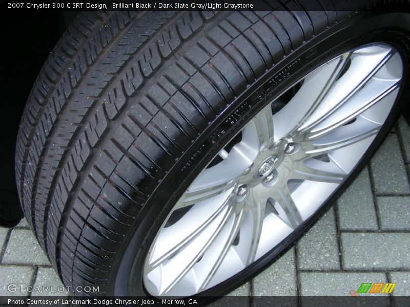Brilliant Black / Dark Slate Gray/Light Graystone 2007 Chrysler 300 C SRT Design