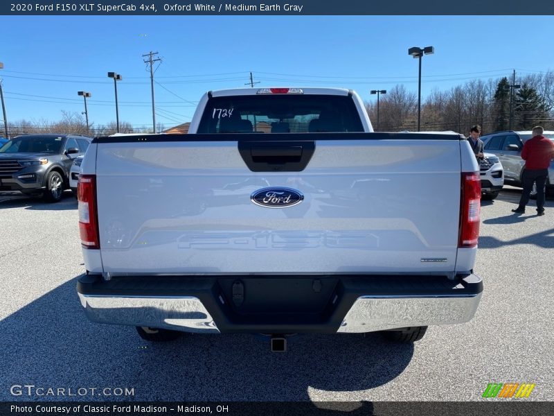 Oxford White / Medium Earth Gray 2020 Ford F150 XLT SuperCab 4x4