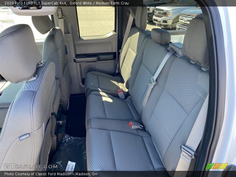 Oxford White / Medium Earth Gray 2020 Ford F150 XLT SuperCab 4x4