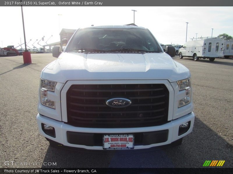 Oxford White / Earth Gray 2017 Ford F150 XL SuperCab