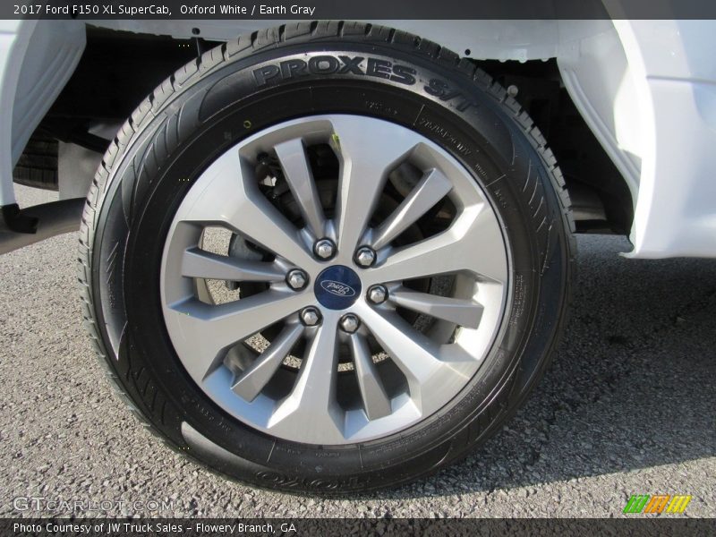 Oxford White / Earth Gray 2017 Ford F150 XL SuperCab