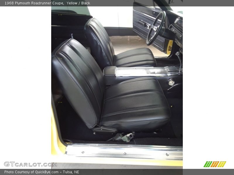 Front Seat of 1968 Roadrunner Coupe