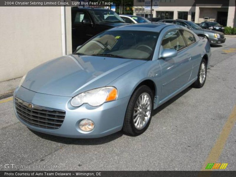 Light Blue Pearl / Taupe 2004 Chrysler Sebring Limited Coupe