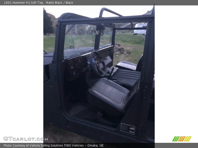  1991 H1 Soft Top Black Interior