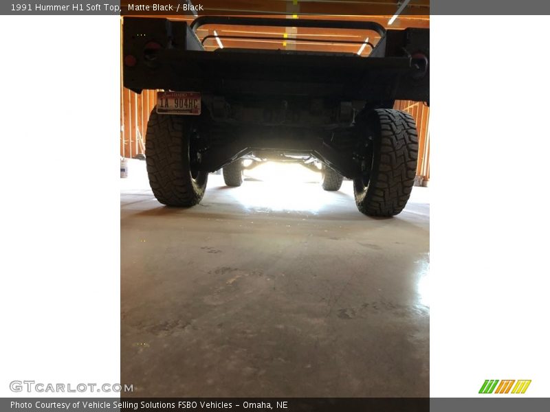 Matte Black / Black 1991 Hummer H1 Soft Top