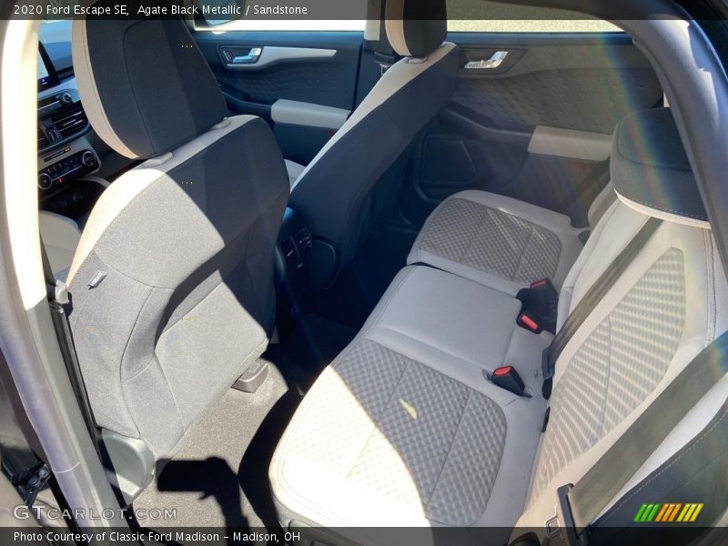 Agate Black Metallic / Sandstone 2020 Ford Escape SE