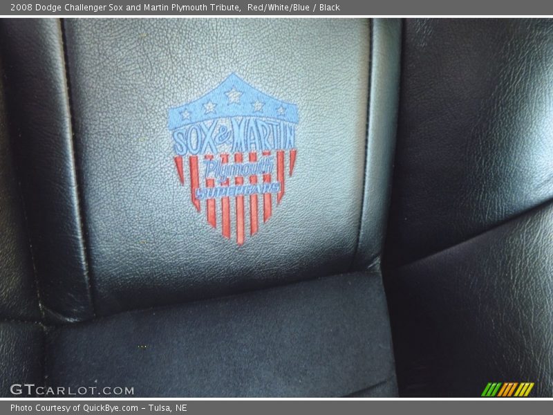 Front Seat of 2008 Challenger Sox and Martin Plymouth Tribute