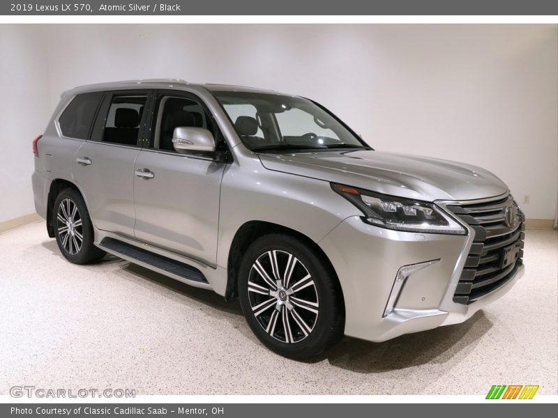 Atomic Silver / Black 2019 Lexus LX 570