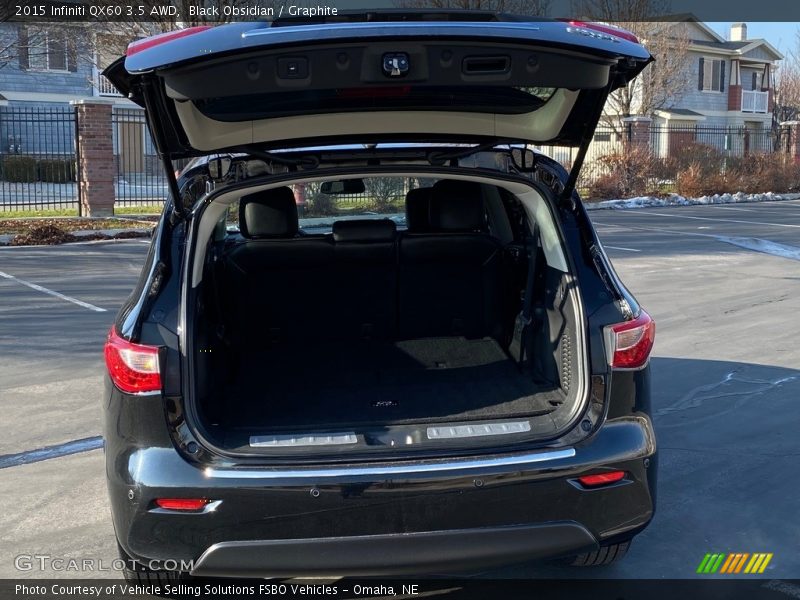 Black Obsidian / Graphite 2015 Infiniti QX60 3.5 AWD