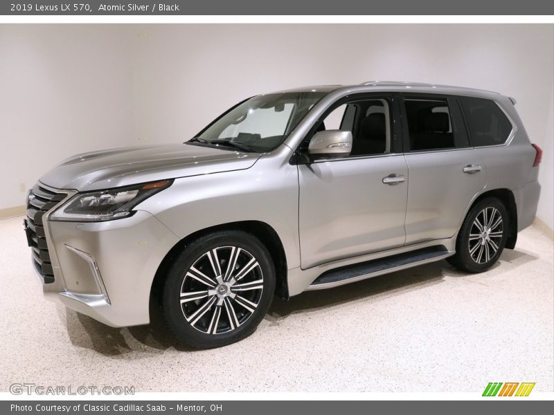 Atomic Silver / Black 2019 Lexus LX 570