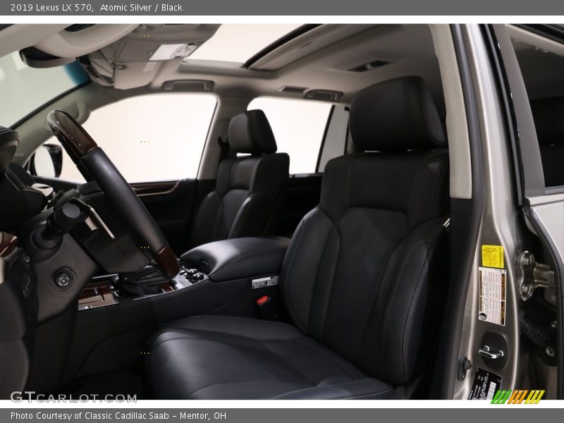 Atomic Silver / Black 2019 Lexus LX 570