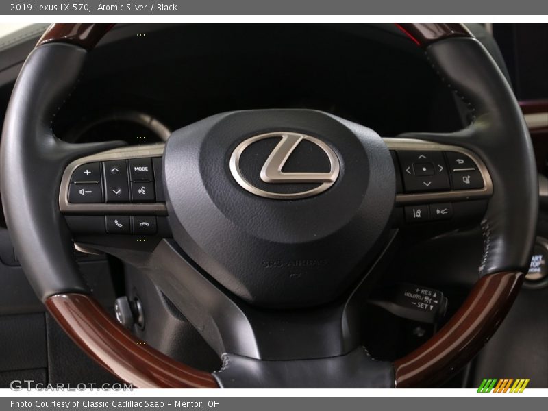 Atomic Silver / Black 2019 Lexus LX 570