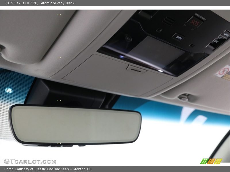 Atomic Silver / Black 2019 Lexus LX 570