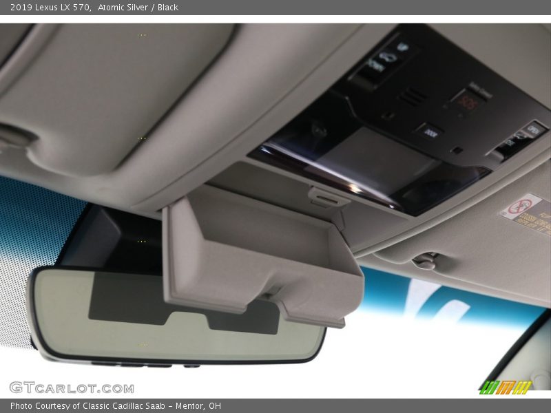 Atomic Silver / Black 2019 Lexus LX 570