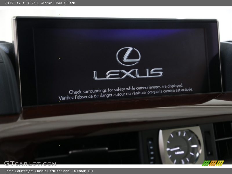Atomic Silver / Black 2019 Lexus LX 570