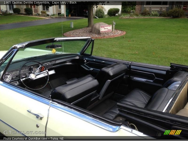  1965 DeVille Convertible Black Interior