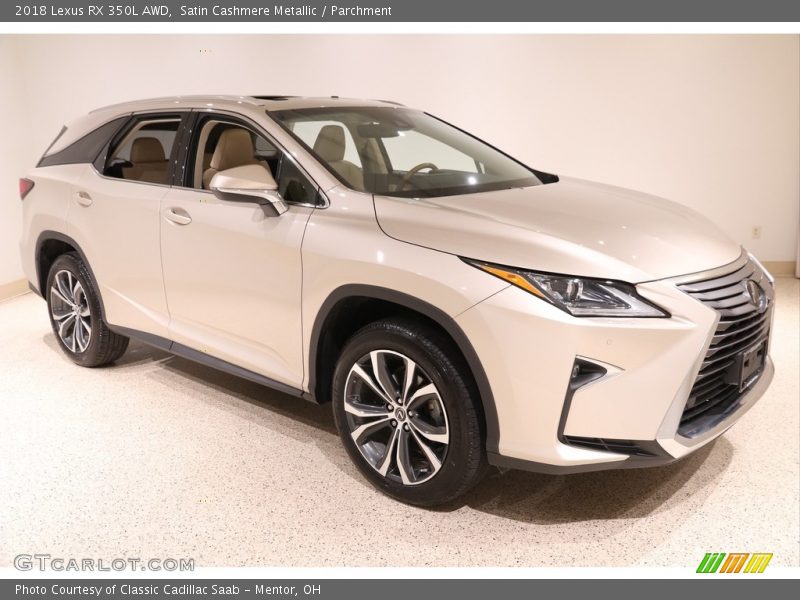 Satin Cashmere Metallic / Parchment 2018 Lexus RX 350L AWD