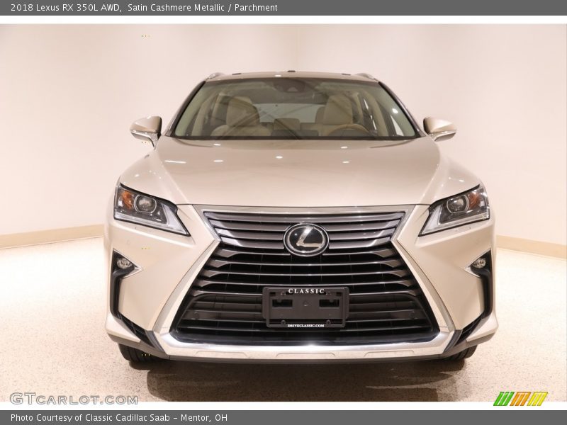 Satin Cashmere Metallic / Parchment 2018 Lexus RX 350L AWD