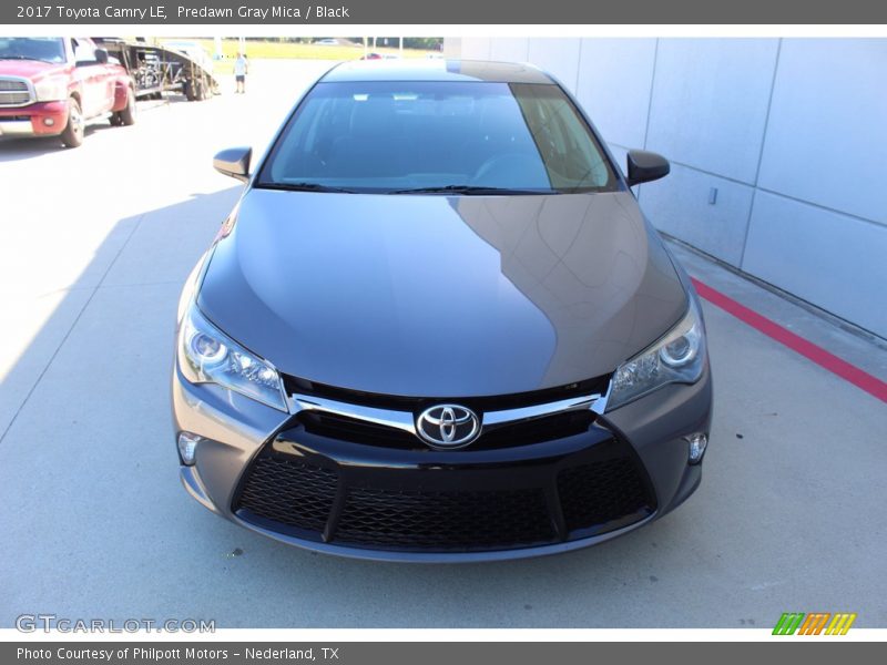 Predawn Gray Mica / Black 2017 Toyota Camry LE